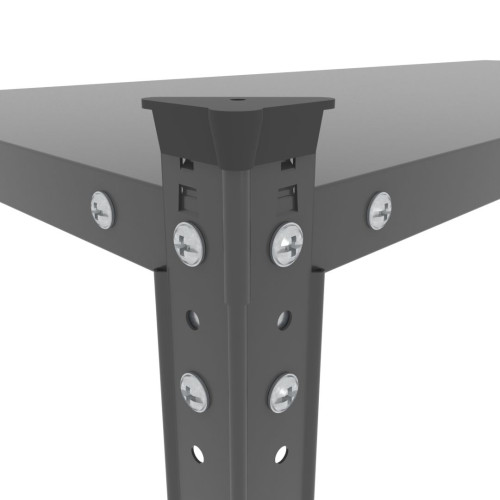 Металевий стелаж Кронос КС 1800х900х500 Меткас, 5 полиць по 100 кг, пофарбований для складу, офісу та дому