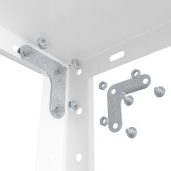 Металевий стелаж Меткас РЕК-1 1500×750×300, 4 полиці, 35 кг/полицю, пофарбований — для складу, дому та офісу