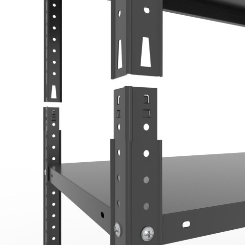 Металевий стелаж Кронос КС 1800х900х500 Меткас, 5 полиць по 100 кг, пофарбований для складу, офісу та дому