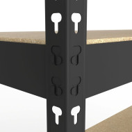 Металевий стелаж Меткас МКП КД 2160х1100х800, 5 ДСП полиць по 300 кг, пофарбований — для складу, магазину, офісу