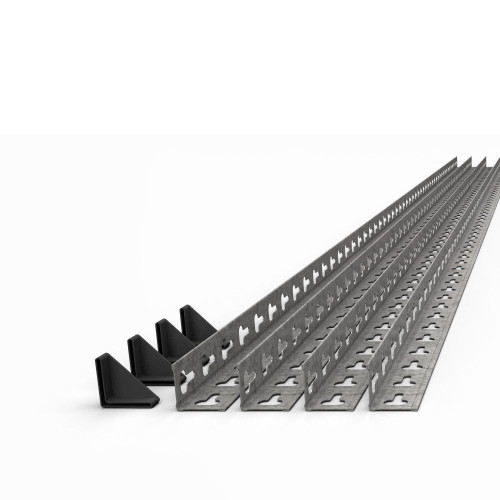 Металевий стелаж Титан ОД 1800х1200х500 Меткас, 4 ДСП полиці, 300 кг/полицю, оцинкований для складу, офісу та дому