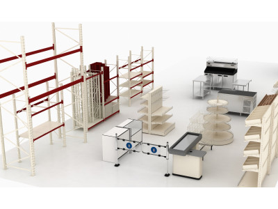 Функції та різновиди стелажів для магазину