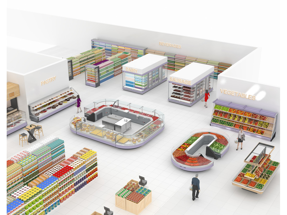 Торгові стелажі для магазинів