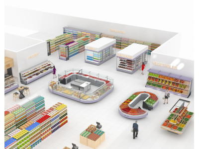 Торгові стелажі для магазинів