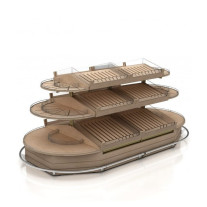 Хлібні стелажі острівні