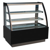 Вітрина холодильна кондитерська GOODER 1800х660х1190 мм, 2 скляні полиці, NO FROST, LED-підсвітка, R290, Китай