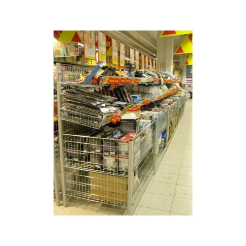 Презентаційний металевий стіл з надставкою 1200х800х1350 мм, пристінний, цинк/порошкове фарбування, для магазинів та дегустацій, Україна