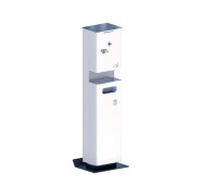 Санітайзер станція дезінфекції Saner Big, металева, біла, 1540х330х260 мм, автоматична, для бізнесу та промисловості, Україна