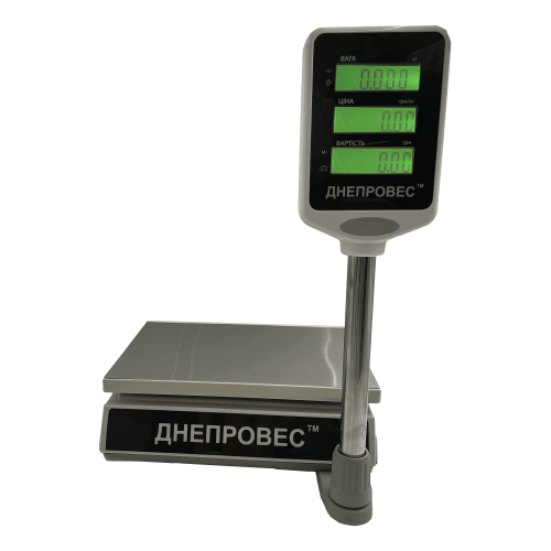 Торгові ваги Днепровес ВТД-ЕД-ЖК 30кг