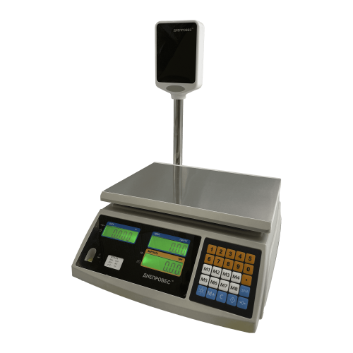 Торгові ваги Днепровес ВТД-ЕД-ЖК 30кг