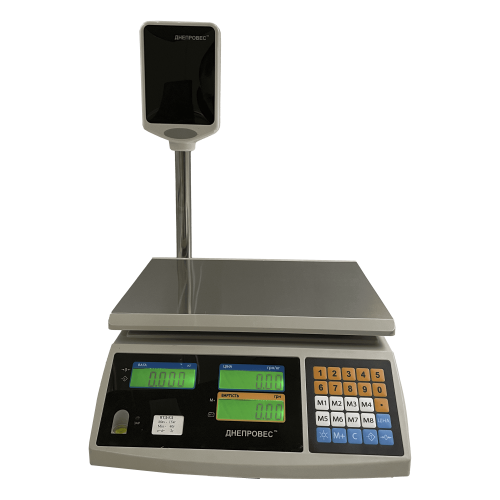 Торгові ваги Днепровес ВТД-ЕД-ЖК 15кг