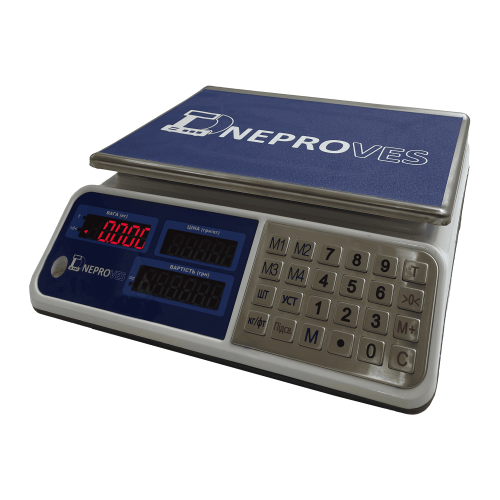 Торгові ваги Днепровес ВТД-ЕЛ1 м 30кг