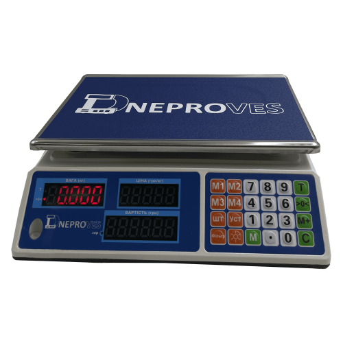 Торгові ваги Днепровес ВТД-Л2 30кг