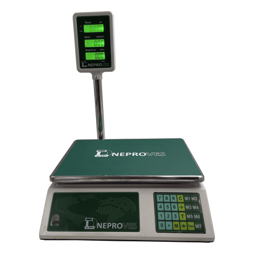 Торгові ваги Днепровес ВТД-ЛД ЖК 15кг