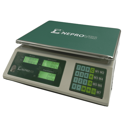 Товарні ваги Днепровес ВТД-ЛД1 ЖК 30кг