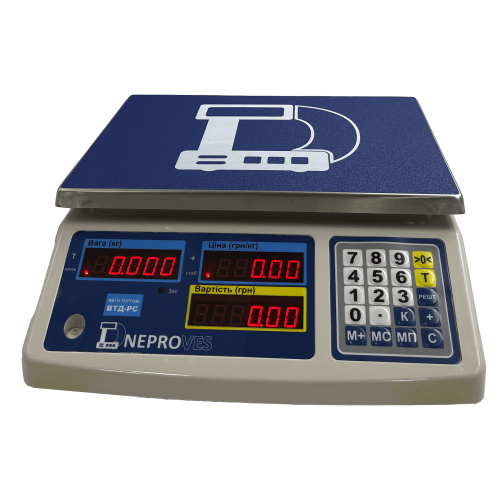 Торгові ваги Днепровес ВТД-РС1 30кг