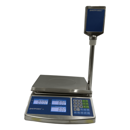 Торгові ваги Днепровес ВТД-СЛС-1 6кг