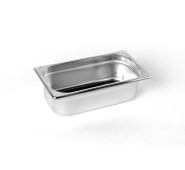 Гастроємність нержавіюча GN 1/3-100, 3,8 л, 176х325х100 мм, AISI 304, Каялар (Туреччина) — для кухні, їдальні та ресторану