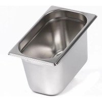 Гастроємність 1/4-150 з нержавіючої сталі AISI 304, 2,7 л, 265х162х150 мм, Каялар (Туреччина) – професійний контейнер GN для кухні та ресторану