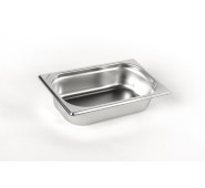 Гастроємність 1/4-65 мм 1,7 л з нержавіючої сталі AISI 304 Kayalar (Туреччина) для кухні, їдальні та ресторану