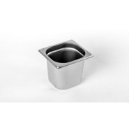 Гастроємність GN 1/6-150 з нержавіючої сталі AISI 304 Kayalar, 3 л, 176х162х150 мм, для кухні та харчової промисловості, Туреччина