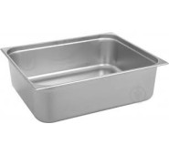 Гастроємність нержавіюча KayaLar GN 2/1-150, 43,4 л, 530х650х150 мм, Туреччина, професійна ємність AISI 304 для кухні та ресторану