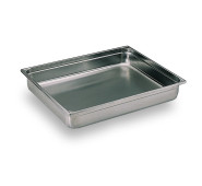 Гастроємність 2/1-40 з нержавіючої сталі AISI 304 Каялар, 11 л, 530х650х40 мм, Туреччина — для ресторанів, їдалень, харчової промисловості