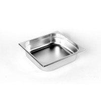 Гастроємкість KayaLar GN 2/3-100, 8,5 л, 354х325х100 мм, нержавіюча сталь AISI 304, Туреччина — для кухні, їдальні та ресторану