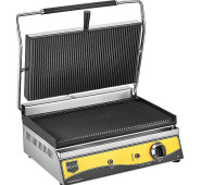 Паніні-гриль електричний Remta GOODER 2.6 кВт, 530x360 мм, однопостовий, рифлені поверхні, Туреччина, для кафе та ресторанів