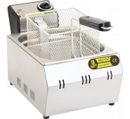 Фритюрниця електрична Remta 5 л, 2.5 кВт, 285х620х355 мм, настільна, Туреччина — професійне обладнання для кафе та ресторанів