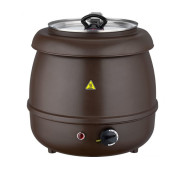 Електрична супниця Remta CB11, 9 л, нержавіюча сталь, 350х350х380 мм, професійна для кафе, їдалень та ресторанів