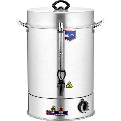 Електричний кип’ятильник Remta 22 л, нержавіюча сталь, 2.2 кВт, 220В, Туреччина — для кафе, їдальні та ресторану