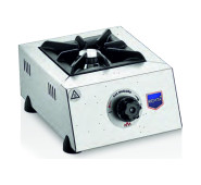 Настільна газова плита Remta CEJ29Z 1 конфорка 0,67 кВт, нержавіюча сталь, 258х658х430 мм, для кафе, ресторанів, фастфуду