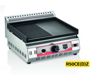 Газовий гриль Remta R86, 2.9 кВт, комбі-поверхня, 450x390 мм, професійний гриль LPG для кафе та ресторанів