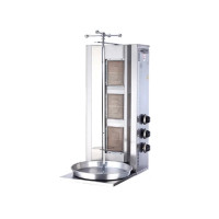 Газовий апарат для шаурми Mars MSD-03, 3 пальники, 75 см шампур, завантаження 30 кг, корпус з нержавійки, Туреччина, 10,5 кВт