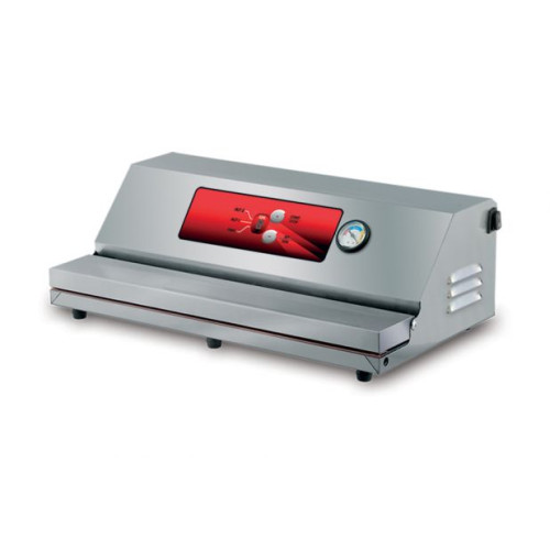 Вакуумна пакувальна машина Euromatic MATIC 50, ручне керування, шов 500 мм, 40 л/хв, нержавіюча сталь, Італія, для магазинів та харчової промисловості