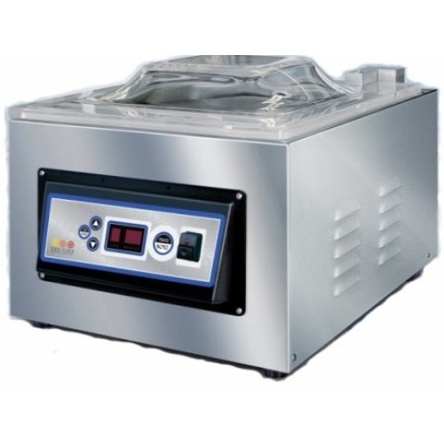 Вакуумний пакувальний апарат Euromatic POLIVAC 350 мм, 0,45 кВт, нержавіюча сталь, Італія — для харчових продуктів і бізнесу