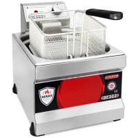 Електрична фритюрниця GOODER MF-3 3 л, 2.5 кВт, нержавіюча сталь, настільна, знімна корзина, Туреччина, для кафе та ресторанів