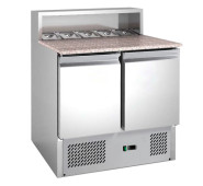 Холодильний стіл Gooder PS900 з гранітною стільницею, 2 полиці, 240 л, динамічне охолодження, AISI304, для кафе та ресторанів, Китай