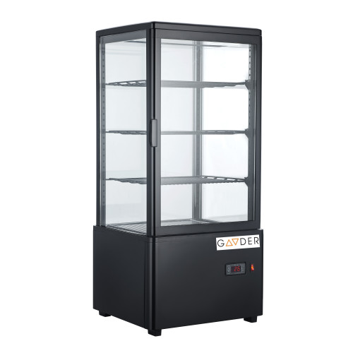 Холодильная настольная витрина Gooder XC-68L, 68 л, динамическое охлаждение, LED-подсветка, цифровой термостат, Китай