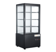 Вітрина холодильна настільна Gooder XC-78L, 78 л, 0...+12°C, LED-підсвітка, авторазморожування, склопакет, для кафе та магазинів