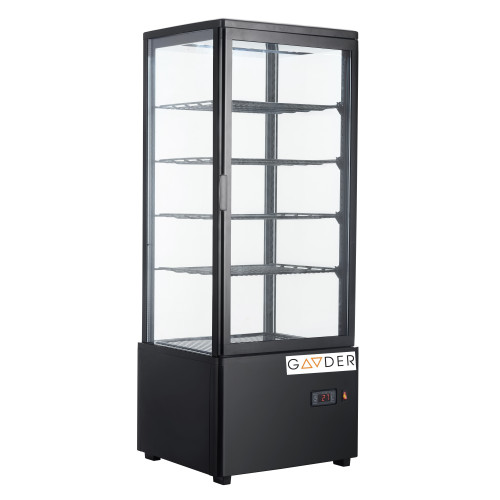 Холодильная витрина настольная Gooder XC-98L, 98 л, динамическое охлаждение, LED-подсветка, авторазморозка, стеклопакет, Китай