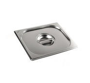 Кришка для гастроємності GN1/2 Gooder 265х325 мм, нержавіюча сталь AISI 201, товщина 0,7 мм, аксесуар для їдалень і харчових виробництв