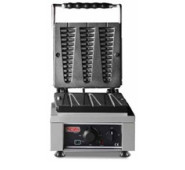 Професійна електрична вафельниця SGS GOODER WF25 E, нержавіюча сталь, 2,2 кВт, 300х320х300 мм, Туреччина, для кафе та ресторанів