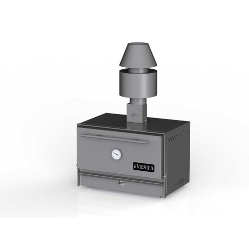 Піч-мангал GOODER Vesta 38 хк 710х558х470 з нержавіючої сталі для шашлику, ресторанів і кафе, професійне обладнання