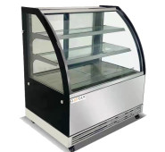 Кондитерська вітрина Gooder FC-600RCD 1500х730х1200 мм, 2 полиці, динамічне охолодження, LED-підсвітка, нержавійка, +2…+8°C