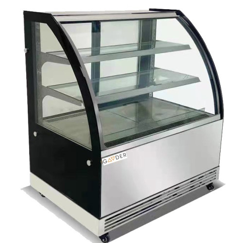 Кондитерская витрина Gooder FC-600RCD 1500х730х1200 мм, 2 полки, динамическое охлаждение, LED-подсветка, нержавейка, +2…+8°C