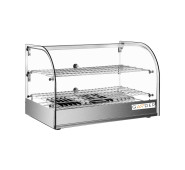 Теплова вітрина Gooder XCR-45L 45 л, 2 полиці, 30–90°C, піддон для крихт, нерж. сталь, 0,8 кВт, для кафе, їдалень, ресторанів