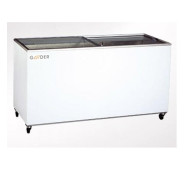 Морозильна скриня Gooder UDD 500 SC 484 л, біла, з замком і 6 кошиками, -18…-23°C, на колесах, Туреччина, для магазинів і харчової промисловості