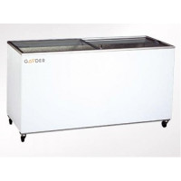 Морозильна скриня Gooder UDD 500 SC 484 л, біла, з замком і 6 кошиками, -18…-23°C, на колесах, Туреччина, для магазинів і харчової промисловості